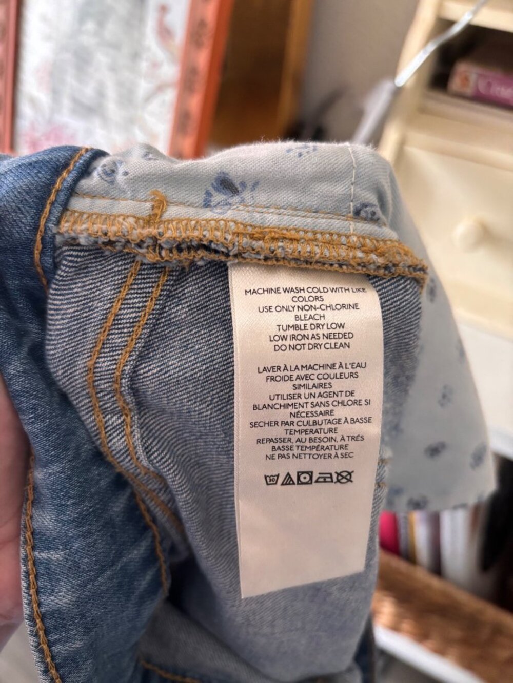 Pilcro X Anthropologie Skater Low-Rise Wide-Leg Jeans Snap Hem 32 - Picture 7 of 13